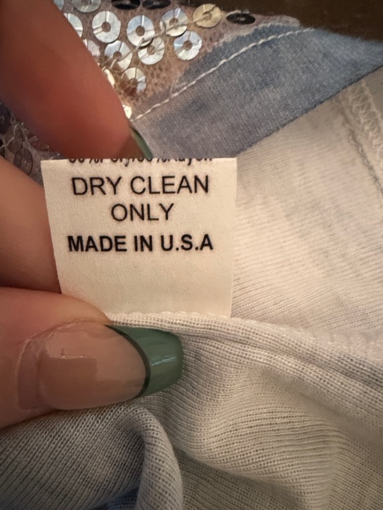 David Cline Mosaic Floral Tank - Blue, Gray & Green - Picture 6 of 8